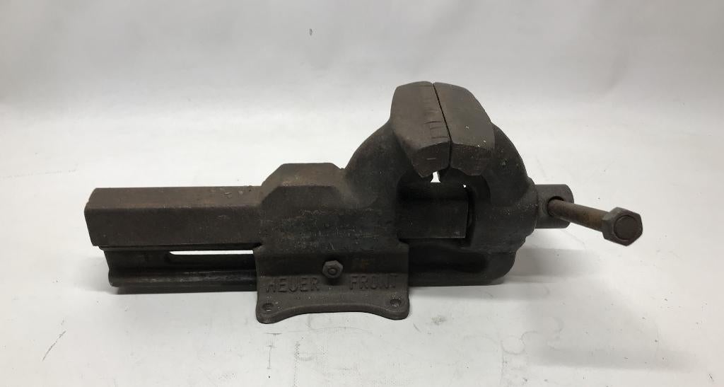 Bankschroef, bekbreedte 125 en 120 mm, oa Heuer Front, Ophalen, Gebruikt