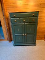 Meidenkast groen grenen H140xB100xD 43, Ophalen, 50 tot 100 cm, Zo goed als nieuw, Minder dan 100 cm