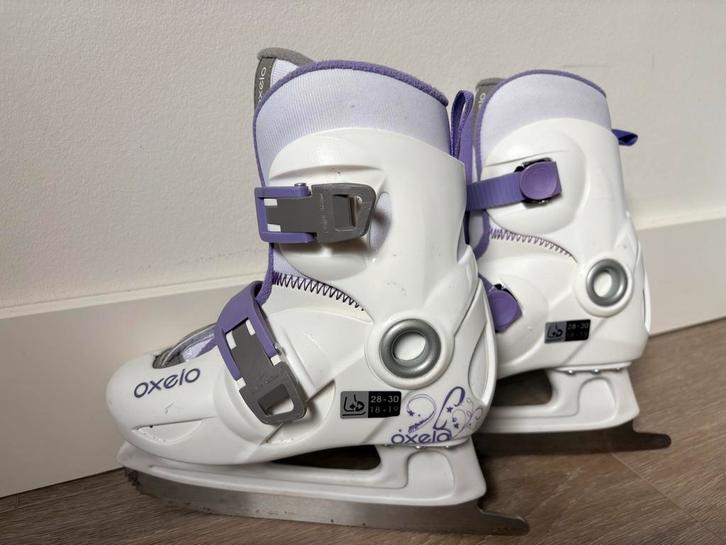 Meisjes kunstschaatsen Oxelo (Decathlon) verstelbaar 28-30, Sport en Fitness, Schaatsen, Zo goed als nieuw, Kunstschaatsen, Overige merken