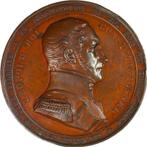 België penning 1848 Leopold I hervormingen Jouvenel EF, Ophalen of Verzenden, Brons, Buitenland