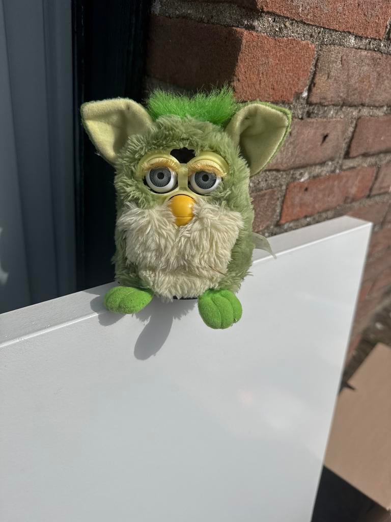 Vintage Furby - Groen Interactief Speelgoed, Kinderen en Baby's, Speelgoed | Knuffels en Pluche, Overige merken, Overige karakters