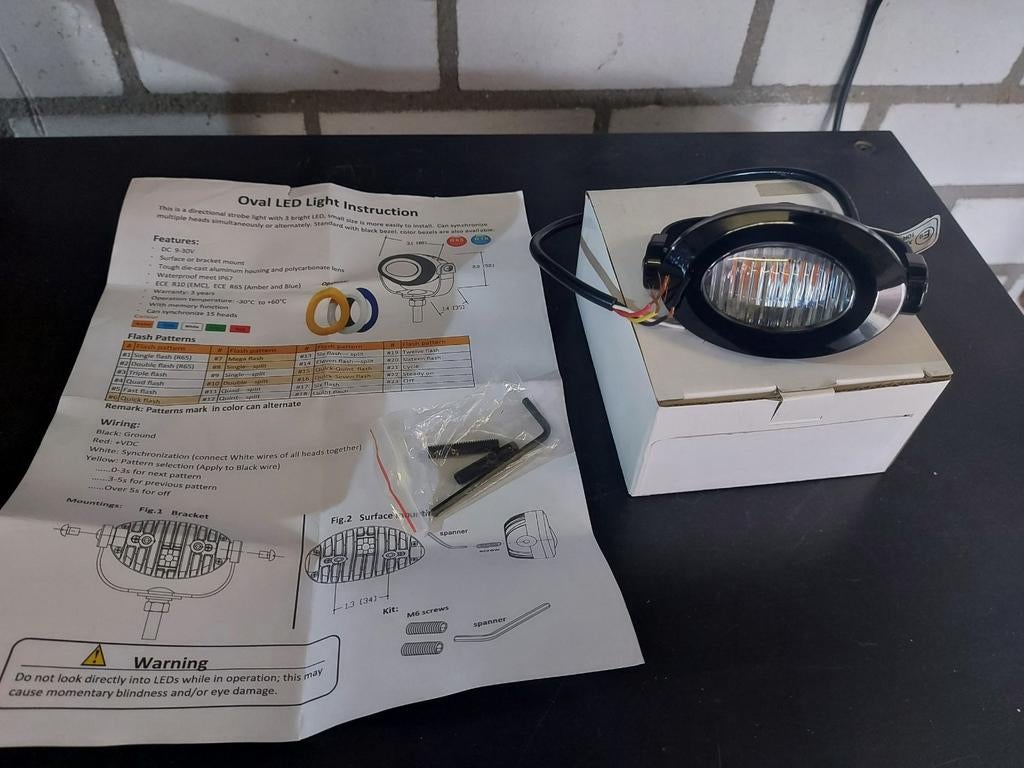 Ledflitser zwaailamp zwaailicht ece r65 flitslamp flitslicht, Ophalen of Verzenden