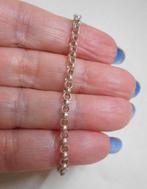 Zilveren jasseron schakel armbandje nr.1042, Verzenden, Zo goed als nieuw, Zilver, Zilver