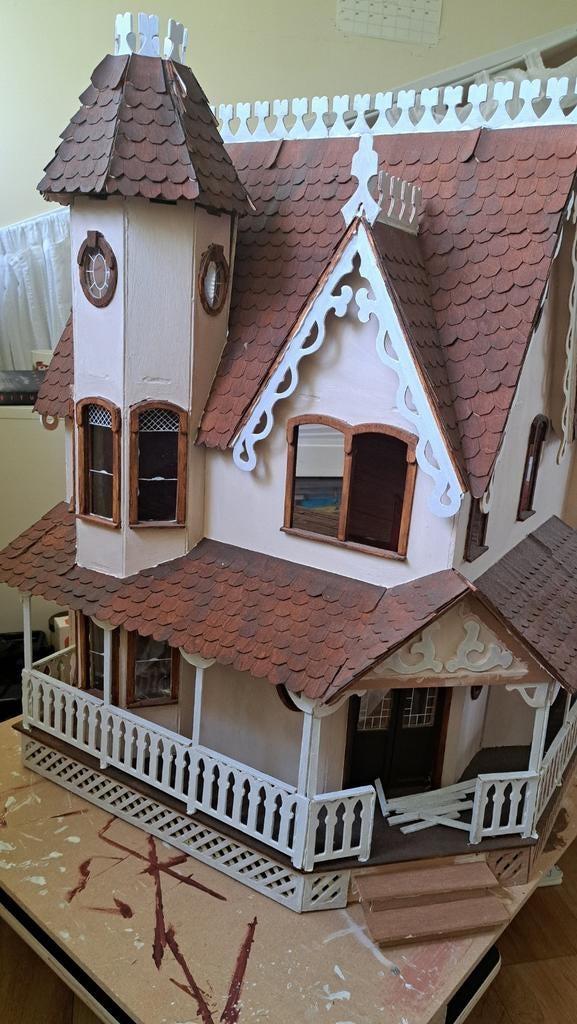 Pierce Dollhouse Green Leafs Amerika - Restauratieproject, Ophalen