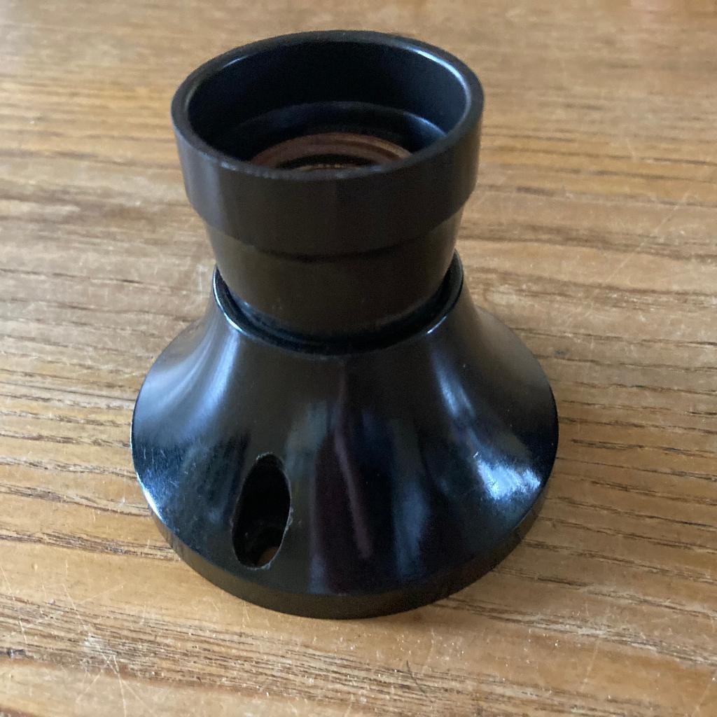 Vintage plafondfitting wandfitting fitting lamp bakeliet, Ophalen of Verzenden