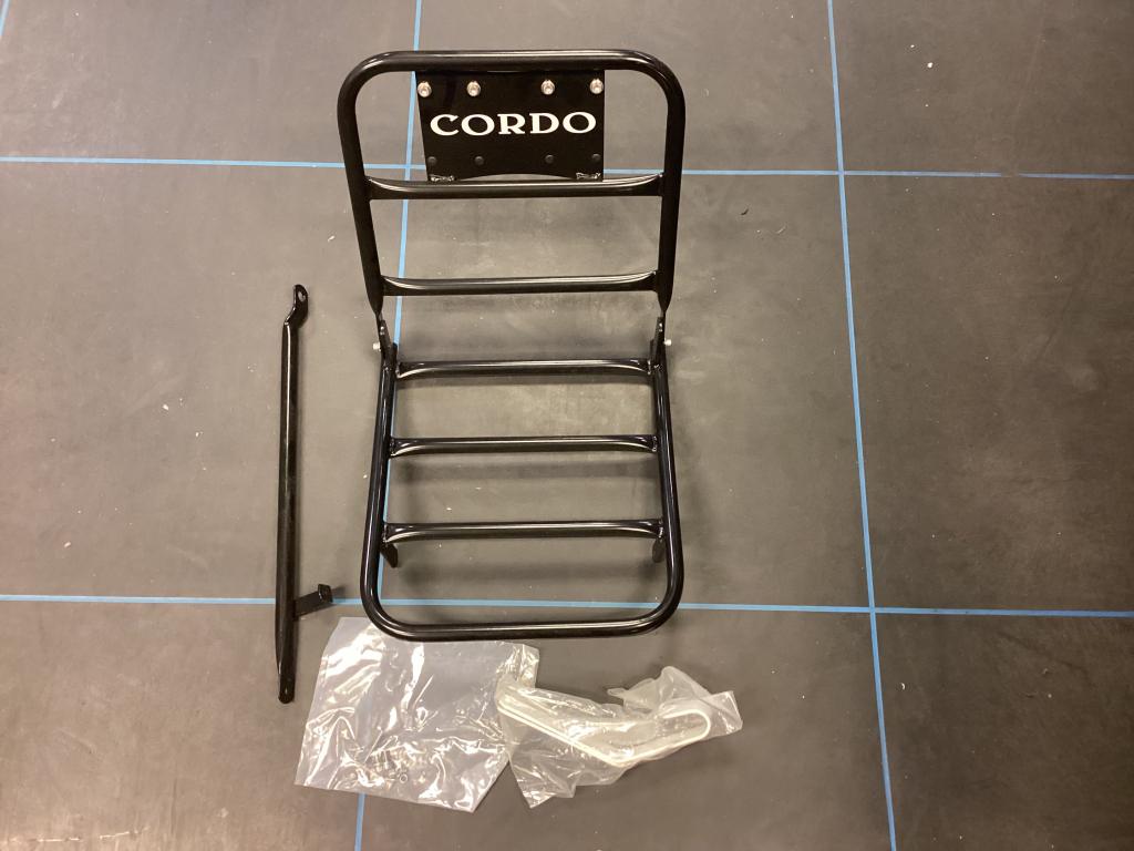 *NIEUW* Cordo transport voordrager Zwart 26-28 Inch zwart, Nieuw, De tweewieler udenhout, Info@detweewieler.nl, 5071 BA