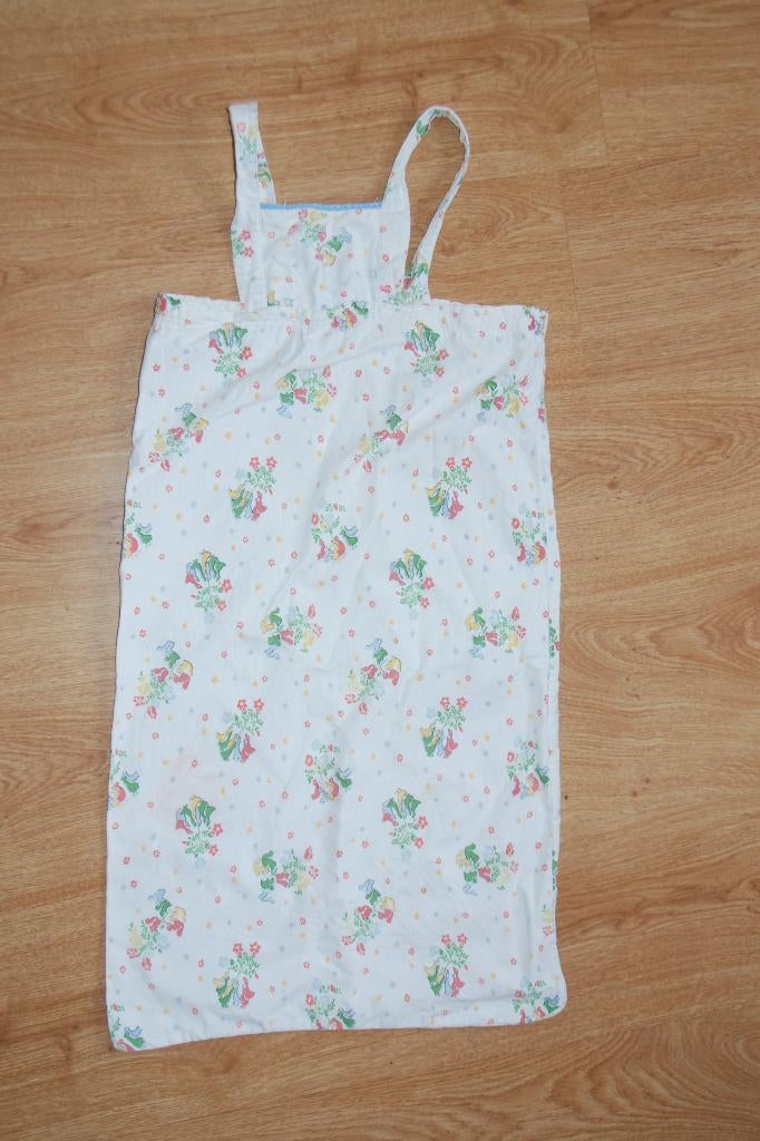 Vintage Baby trappelzak bakerzak met ganzen eekhoorn bloemen, Verzenden, Gebruikt, 70 tot 85 cm, Bakerzak of Bakerdoek