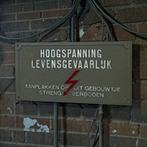 Oud Hoogspanning Bord 1950-60 - Nieuwstaat, Ophalen of Verzenden