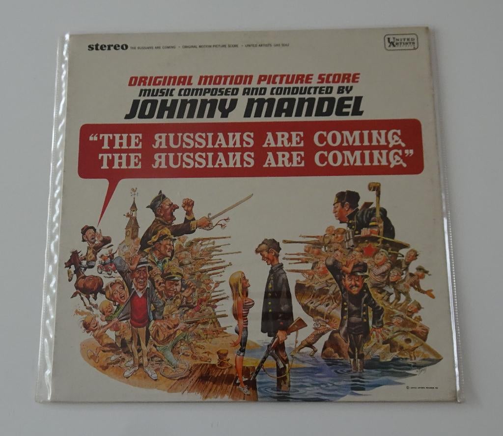 Johnny Mandel - The Russians Are Coming - Soundtrack 1966, Ophalen, Zo goed als nieuw, 12 inch