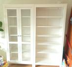 Hemnes vitrinekast & boekenkast, Ophalen, Gebruikt, 50 tot 100 cm, 150 tot 200 cm