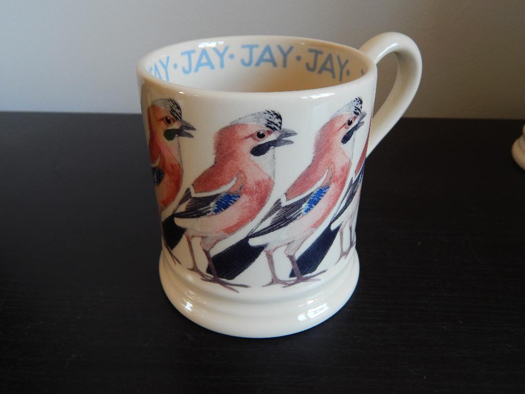 Emma Bridgewater Jay half pint mug 2009, Verzenden, Nieuw, Overige stijlen, Kop(pen) en/of Schotel(s)