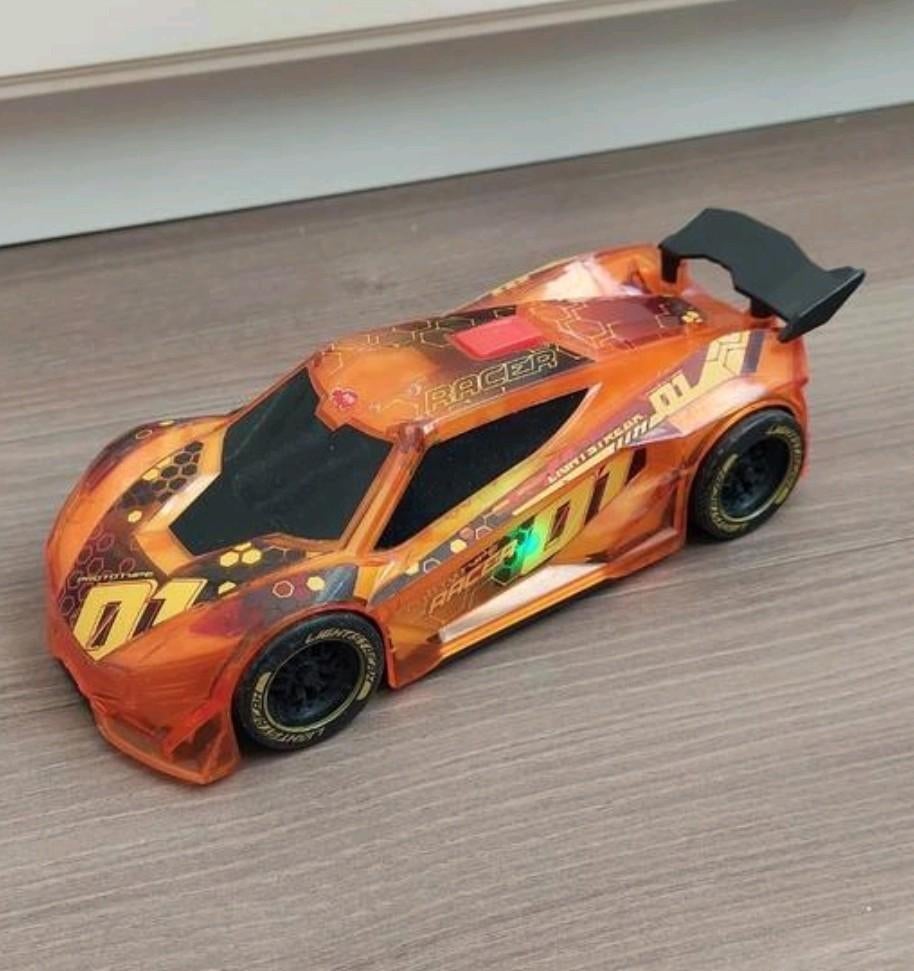 Mooie raceauto met licht, Ophalen of Verzenden, Gebruikt, Afstandsbediening
