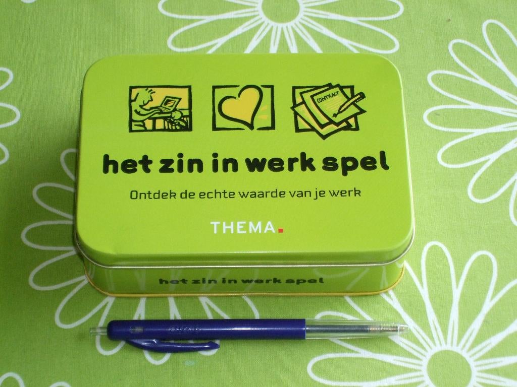 Het zin in werk spel - ontdek de echte waarde van je werk, Hobby en Vrije tijd, Gezelschapsspellen | Overige, Vijf spelers of meer