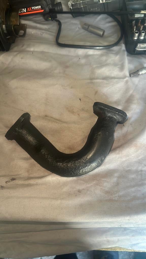 Piaggio 125cc 2t uitlaat voorbocht, Ophalen of Verzenden, Zo goed als nieuw, Uitlaat, Piaggio