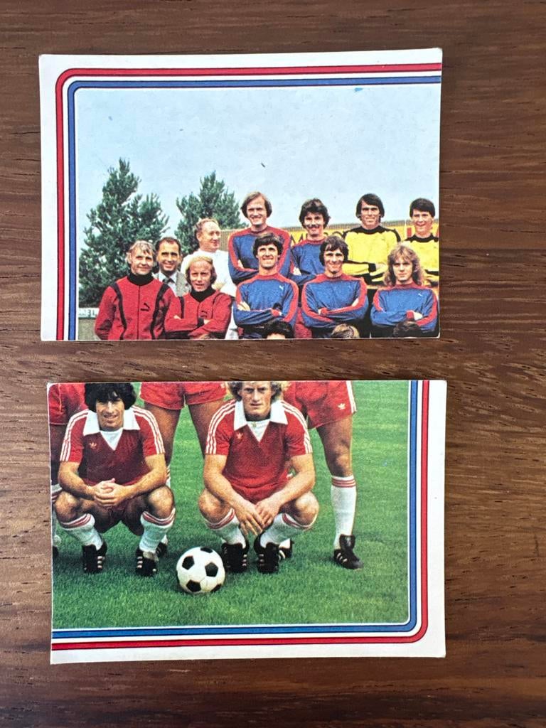 Panini Voetbal 79 Puzzel Plaatjes - Nummers 24 en 93, Ophalen of Verzenden, Zo goed als nieuw, Stickers en Plaatjes