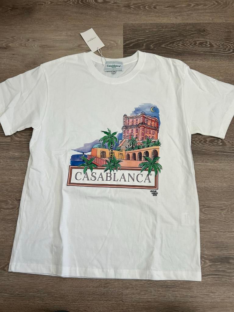 Casablanca t shirt, Maat M, Kleding | Heren, T-shirts, Ophalen of Verzenden, Zo goed als nieuw, Zwart