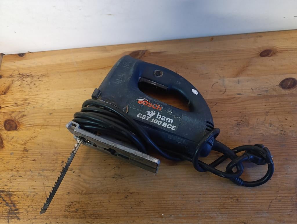 Bosch GTS 100 BCE Decoupeerzaag - Krachtig en Betrouwbaar, Ophalen, Gebruikt, 600 tot 1200 watt, Bosch