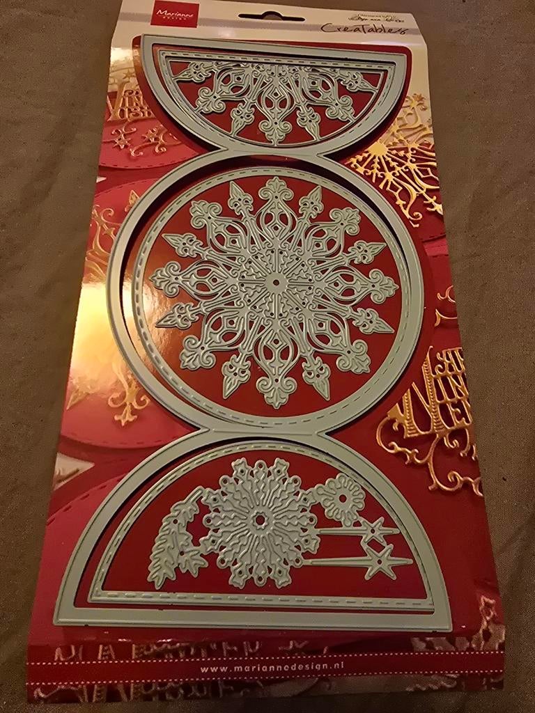 Marianne Design Creatables LR0618 - Sneeuwvlokken, Geschikt voor snijden, Zilver, Gereedschap of Toebehoren, Nieuw