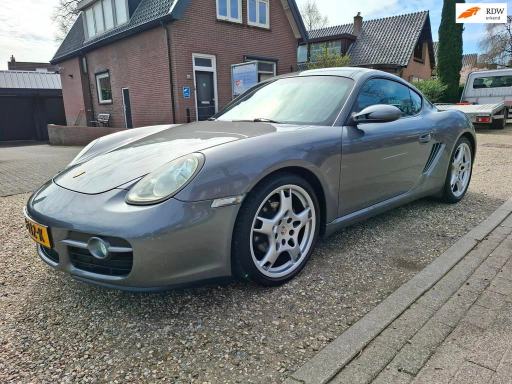 Porsche Cayman 2.7 handgeschakeld volledige historie nette s, Auto's, Porsche, Achterwielaandrijving, Gebruikt, Zwart, 2687 cc