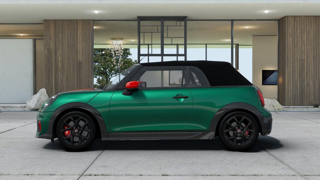 MINI Cabrio JCW Automaat / Pakket XL / 18" JCW Lap Spoke 2-t, Auto's, Mini, 1998 cc, Zwart, 4 cilinders, Cabriolet