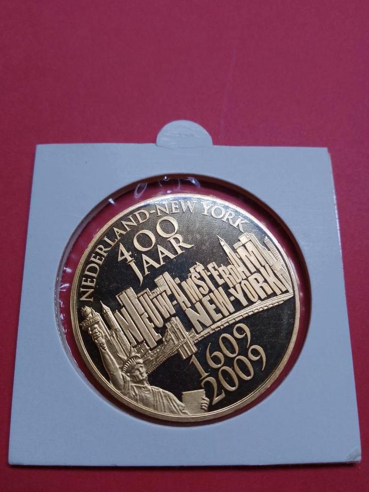 Munt 10 Florijn New York Gesticht door Nederland 1609, Postzegels en Munten, Munten | Nederland, Overige waardes, Koningin Beatrix