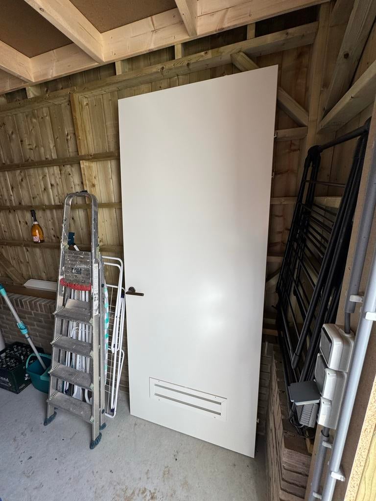 Deur 230x95 cm inclusief kozijn (exclusief deurbeslag), Doe-het-zelf en Verbouw, Deuren en Horren, Nieuw, Binnendeur, 215 cm of meer