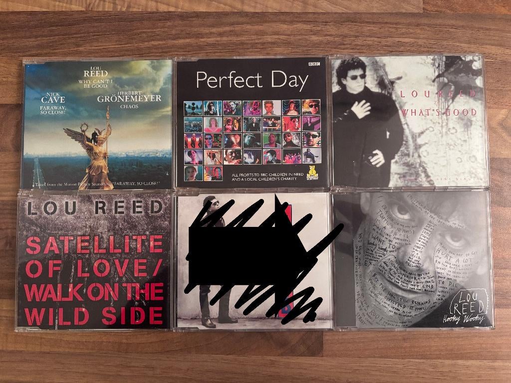 Lou Reed CD Singles (5 Stuks) vanaf 3,-, 6 singles of meer, Ophalen of Verzenden, Zo goed als nieuw
