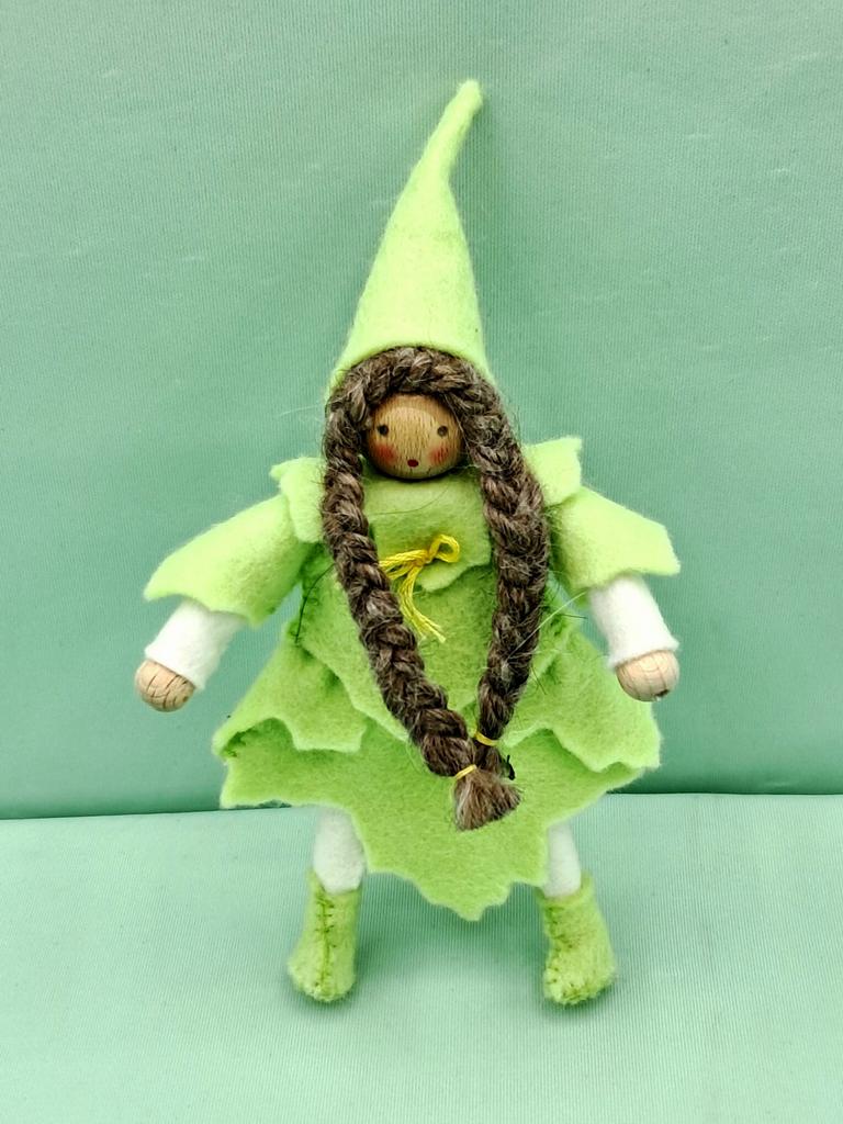 Kabouter meisje, Hobby en Vrije tijd, Vilt, Ophalen of Verzenden, Zo goed als nieuw