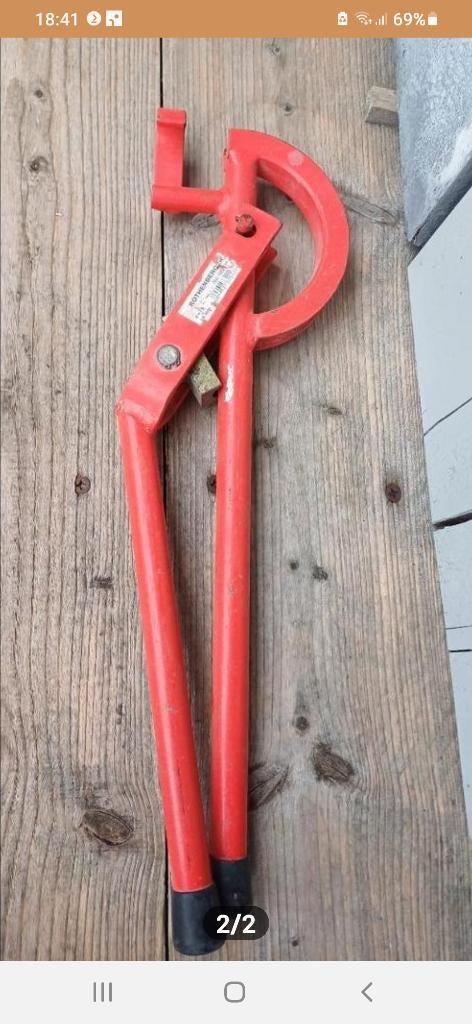 Rothenberger buigtang, Doe-het-zelf en Verbouw, Gereedschap | Handgereedschap, Ophalen of Verzenden, Zo goed als nieuw