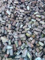 ) Partij oud gebakken klinkers keiformaat onderbestrating (, Gebruikt, Keramiek, Klinkers, DeStenenMan