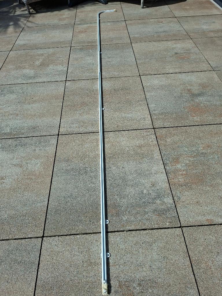 Gordijnrail compleet, Ophalen, Wit, Zo goed als nieuw, 200 cm of meer