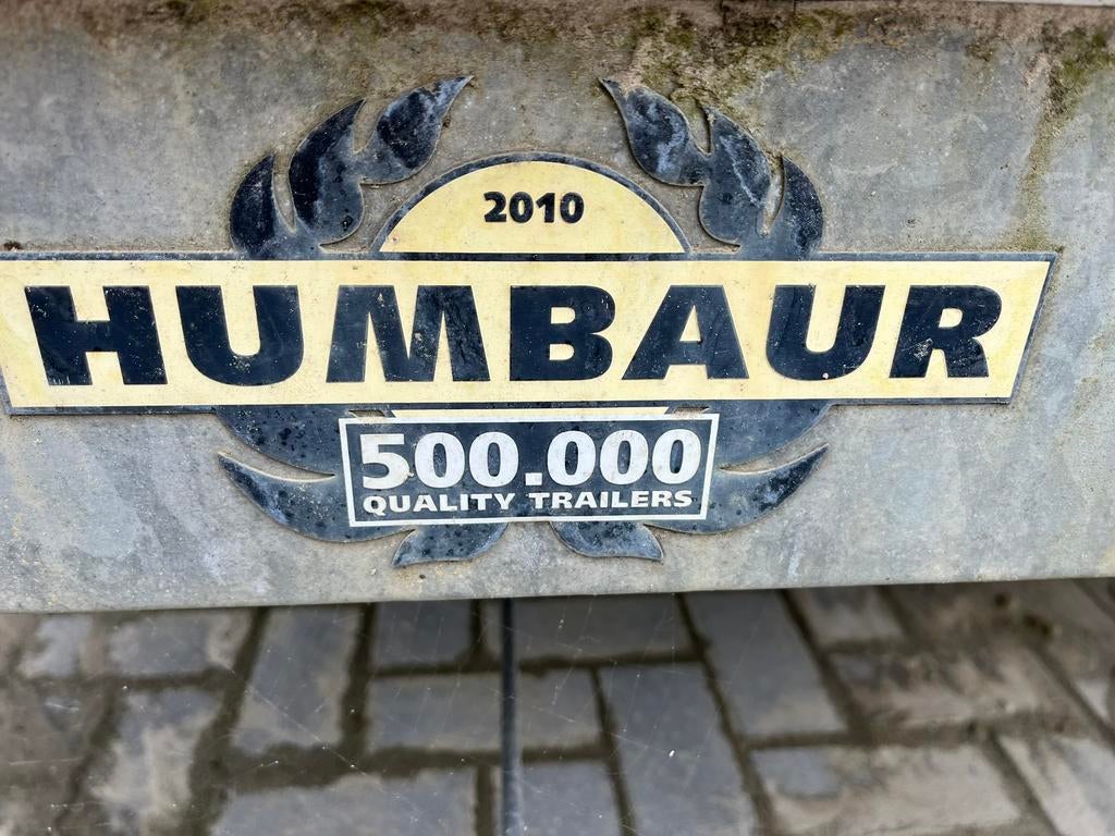 Humbaur aanhanger 2000 kg, Ophalen, Gebruikt