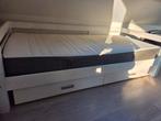 Eenpersoonsbed met 2 lades, Ophalen, Gebruikt, 90 cm, Eenpersoons