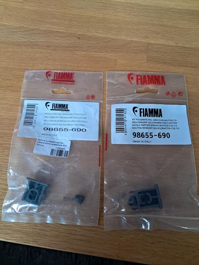 Fiamma F35 luifel onderdeel, Ophalen