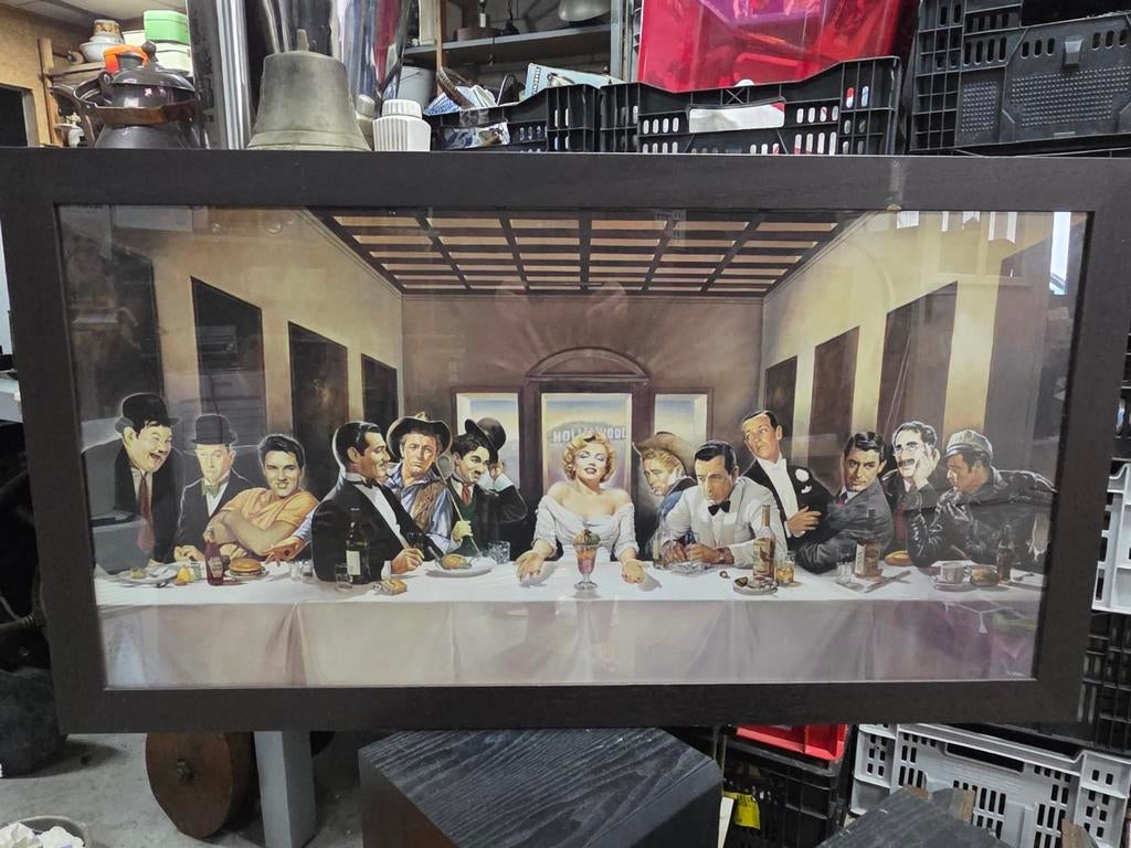 Hollywood Laatste Avondmaal Poster - Uniek Kunstwerk, Ophalen of Verzenden