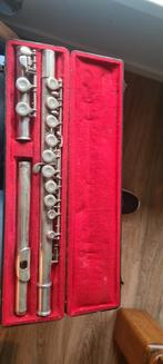 Vintage Dwarsfluit Ph. Hakkert Jr. Rotterdam met koffer, Muziek en Instrumenten, Blaasinstrumenten | Dwarsfluiten en Piccolo's