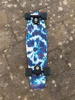 Penny Board - Blauw/Wit Tie-Dye Design, Sport en Fitness, Skateboarden, Ophalen, Gebruikt, Skateboard