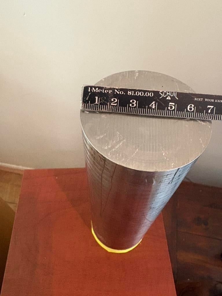 RVS 304 rondstaf 70MM, Ophalen of Verzenden, Nieuw, 100 tot 250 mm, Rvs