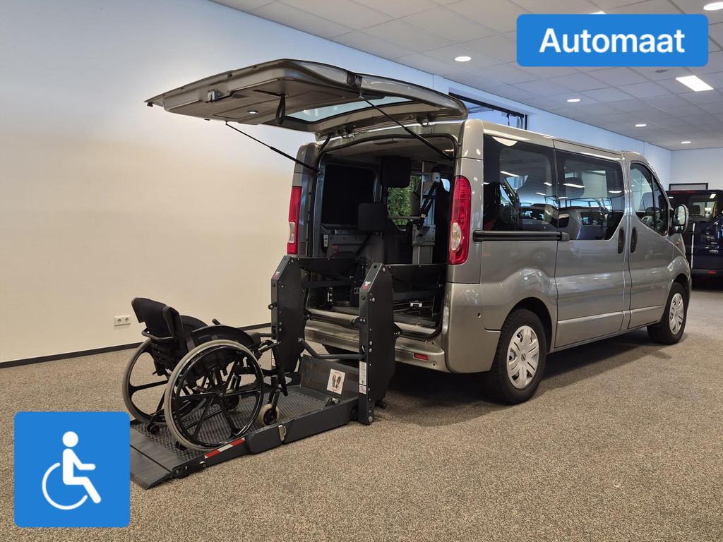 Opel Vivaro L1H1 Rolstoelbus Automaat (airco), Auto's, Automaat, Stof, 4 stoelen, Bedrijf