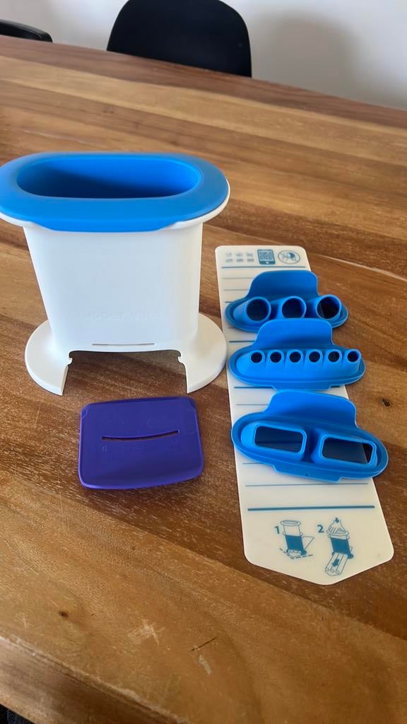 Tupperware Verspers machine deegpers NIEUW, Ophalen of Verzenden, Nieuw, Wit, Overige typen
