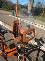Bobike fietsstoeltje + windscherm voor, Fietsen en Brommers, Fietsaccessoires | Fietsstoeltjes, Ophalen, Zo goed als nieuw, 9 t/m 18 kg