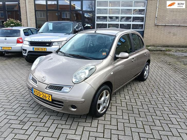 Nissan Micra 1.2 Mix met Airco en nieuwe Apk, Auto's, Nissan, Bedrijf, Te koop, Micra, ABS, Airbags, Airconditioning, Centrale vergrendeling