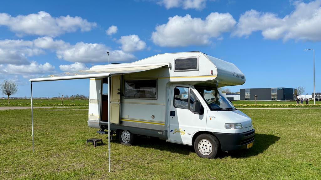 Zeer mooie zelfvoorzienende Fiat Hymer Swing 544, Alkoof, Ringverwarming, Fiat, Treinzit