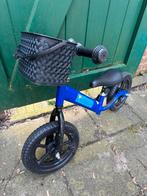 Blauwe loopfiets met mandje - Pex Kids, Ophalen, Gebruikt, Loopfiets