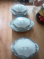 Drie dekschalen., Ophalen