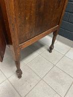 Antieke grammofoon kast inclusief platen, Ophalen