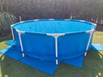 Intex metal frame zwembad 305 x 76 cm met toebehoren, Tuin en Terras, Zwembaden, Ophalen, Gebruikt, Minder dan 80 cm, Rond