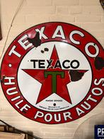 Texaco emaille 107 cm, Verzamelen, Ophalen, Reclamebord