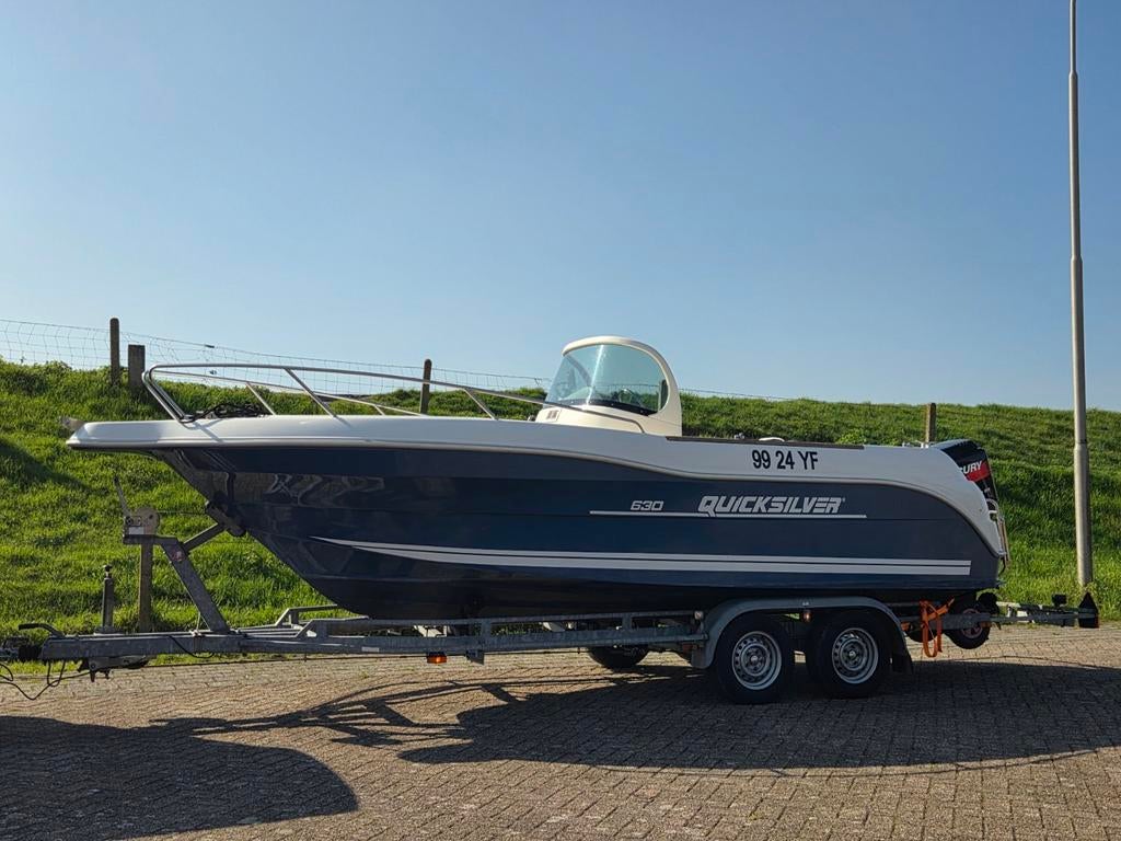 Consoleboot Quicksilver 630, Gebruikt, 6 meter of meer, Nb, Quicksilver