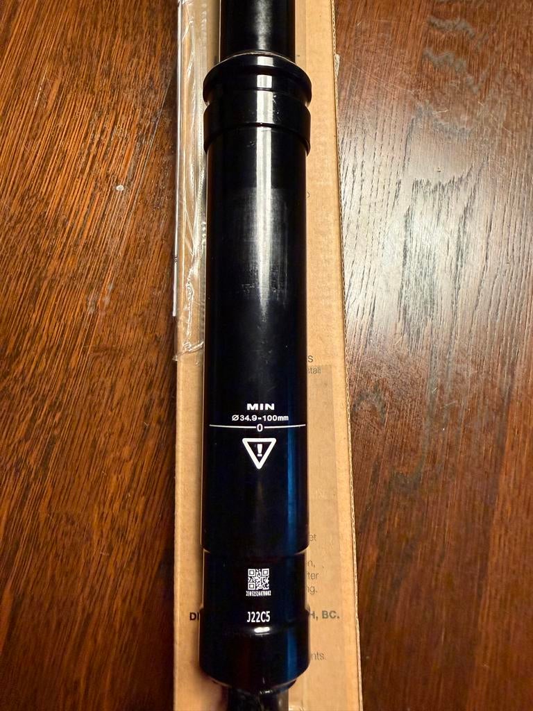 TranzX JD-YSP39 34.9mm Dropper Zadelpen 100mm - Gebruikt, Fietsen en Brommers, Fietsonderdelen, Ophalen of Verzenden, Gebruikt